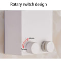 Miniatyrbild 1 av 4: Rostfritt Stål Retractable Klädstreck 4,2m Justerbar Utbyggbar Väggmontering för Inomhus
