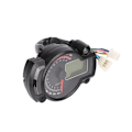 Miniatyrbillede 3 af 5: Universal motorcykel speedometer 7 farver, 15000RPM digital LCD-display RX2N kilometertæller speedometer justerbart instrument kilometertæller omdrejningstæller med spe