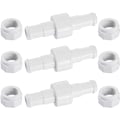 Miniatyrbilde 1 av 5: Poweka D20 Sett med 3 roterende koblinger for hageslange med 6 D15-koblinger, kompatibel med Zodiac Polaris 180 280 380 robotbassengrenser
