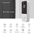Pikkukuva 5 / 5: Videon ovikellokamera - Alhainen virrankulutus WIFI Langaton ovikello - Yökuvaus HD Älykäs turvallisuuden kotipuhelin ovikello