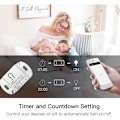 Miniatyrbilde 5 av 5: Bryter, Smart WIFI-bryter Hjem Strømbrytere Mobiltelefon Fjernkontroll Tidsbryter for husholdningsapparater (10A)