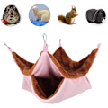 Miniatyrbilde 3 av 5: Dobbeltlags hengekøye for hamster, dobbeltlags hengekøye for hamster, dobbelt hengekøye for hamster, hengekøye for hamster, for små dyr som leker og sover