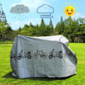 Miniatyrbild 2 av 4: Universell vattentät cykelskydd utomhus cykel moped skoter ark skydd