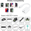 Miniatyrbild 5 av 5: 2 st USB-adapter för iPhone USB till OTG Lightning till USB-kabel Ada