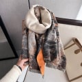 Miniatyrbilde 3 av 5: Skjerf Vinter Skjerf Unisex Stil Vinter Skjerf Langt Dame Skjerf Sjal