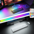 Miniatyrbild 2 av 5: Touch RGB-skärm under-display ljusremsa Spel RGB LED-ljusremsa med smart APP Bluetooth fjärrkontroll hastighetsjusterbar färg USB-driven ligh