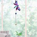 Miniatyrbillede 2 af 3: 2-delt akryl dråbeformet krystal lysekrone, klare lysekrone vedhæng dele perler, guirlande hængende perlegardiner, perfekt til bryllup, hjem, bord