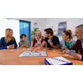 Miniatyrbilde 4 av 5: Seriell labyrint fancy backgammon brettspill brettspill leker spill, kort og brikker 10,3 tommer x 8,1 tommer x 2,31 tommer