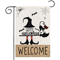 Pikkukuva 1 / 5: Kaksipuolinen pystysuora puutarhalippu Halloweeniin, ulkokoriste
