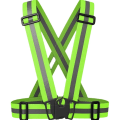 Miniatyrbilde 4 av 5: 3M Refleksvest - Kryssstriper med justerbare flettede Hi Vis-stropper for løping, sykling og gåing - Laget med 3M Scotchlite