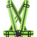 Miniatyrbillede 4 af 5: 3M Reflekterende Vest - Krydsstriber med Justerbare Flettede Hi Vis Stropper til Løb, Cykling og Gåture - Fremstillet med 3M Scotchlite