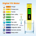 Miniatyrbild 4 av 4: PH-mätare, PH-mätare TDS EC Temperatur 4 i 1 Set, PH-test LCD-display, för dricksvatten, akvarier, simbassänger