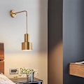 Miniatyrbillede 3 af 5: LED Væglamper Udendørs Belysning Sengegavl Omklædningsrum Stue Møbler Boligindretning Bord Spejle Soveværelse Guld
