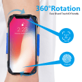 Pikkukuva 1 / 5: Hihna - Musta, Pyörän Varsi ja Ohjaustanko 3 in 1 Yleiskäyttöinen Älypuhelimen Pidike Jopa 7'' Tuumaa 360° Kierto Liikunta Lenkkeily Pyöräily iPhone X 11 12 Pro Ma