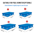 Miniatyrbillede 2 af 5: Swimmingpool-dæksel, vandtæt rektangulær pool-dæksler Easy Set støvtæt poolbeskytter til rammesvømmebassiner (300*200CM/9.84*6.56FT)