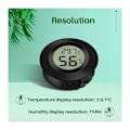 Miniatyrbillede 2 af 5: 3-pak Hygrometer Digitalt Termometer LCD-skærm Fugtighedsmåler til Affugter Form Form Babyværelse Drivhus