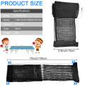 Miniatyrbillede 2 af 5: 2 stk. justerbart bordtennisnet i polyester - 180 * 15 cm - sort