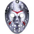 Pikkukuva 1 / 3: Kauhu Halloween -asu jääkiekkomaski juhlakosplay-rekvisiitta (hopea)