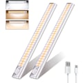 Miniatyrbild 1 av 5: 160 LED USB-laddningsbar rörelsesensor inomhus, rörelsesensor skåpbelysning, LED-innerbelysning med detektorlampa P