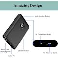 Miniatyrbillede 4 af 5: Bluetooth 5.0 Adapter Transmitter, Trådløs bærbar 2 i 1 Bluetooth Transmitter og modtager, Stereo 3,5 mm Jack Bluetooth Audio Adapter, Til hovedtelefoner