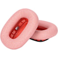 Miniatyrbild 1 av 4: Öronkuddar, 2 st öronkuddar ersättning i memory foam form i flexibelt proteinläder reservkudde för airpod-hjälm (rosa)