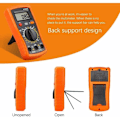 Miniatyrbild 3 av 4: Digital multimeter, digital automatisk multimeter, professionell elektrisk testare, voltmeter/resistans