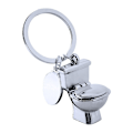 Miniatyrbillede 1 af 3: Nøgleringe Nyt toilet, mini nøglering Sjov nøglering.