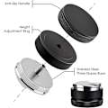 Miniatyrbilde 3 av 5: （58mm）Kaffefordeler 58mm Barista Tilbehør Kaffe Tamper Kaffe Pulver Dispenser 304 Rustfritt Stål Presset Klut Pulver Assortert Enkelt og P