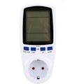 Miniatyrbillede 1 af 5: Strømmåler Elektricitetsforbrugsmåler, med baggrundsbelyst LCD-display, Overbelastningsadvarsel Watt Volt Amp Meter til hjemmet EU-stik