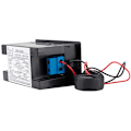 Miniatyrbillede 5 af 5: Digitalt voltmeter AC 80-300 V, ampèremeter, LCD farveskærm, multimeter, spænding, strøm, effekt, frekvensmonitor, med strømtransformator CT 100