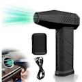 Miniatyrbilde 1 av 5: Trykkluft elektrisk støvsuger 130 000 rpm, justerbar hastighet turbovifte, integrert oppladbart batteri 2 x 1300 mAh, trådløs bærbar jetblåser