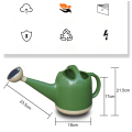 Miniatyrbild 3 av 4: Vattenkanna Liten Stor Kapacitet Lång Mun Trädgårdsdusch 4 Liter Stor Trädgårdsvattentunna för Inomhusväxter och Inomhusblommor (Ljus Kaffe)
