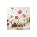 Miniatyrbillede 4 af 5: 120x40cm Vægstickers Have Fleur Boho Vægmaleri Stickers Blomsterstickers Akvarel Urteplante Til Soveværelse Væg