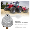 Miniatyrbillede 2 af 3: Tændingslås 1874120T94 Udskiftning Starter Tændingsnøglekontakt til Massey Ferguson Traktor