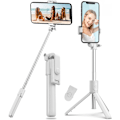 Miniatyrbillede 1 af 5: Selfie Stick Tripod Selfie Stick, 4-i-1 Selfie Stick Bluetooth Selfie Stick Tripod Bluetooth Selfie Stick Udtrækkelig Teleskopisk Justerbar Monopod med