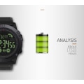 Miniatyrbilde 2 av 5: Militær Smartklokke for Menn med Lang Batterilevetid, Militær Smartklokke for Menn, Militær Smartklokke med Stoppeklokke, Aktivitetsmåler for Menn for Android iOS (svart)