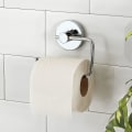 Miniatyrbillede 3 af 4: Vægmonteret toiletpapirholder, toiletpapirholder badeværelse toiletrulleholder 14,3*7*10,4cm (sølv)