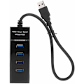 Miniatyrbild 1 av 4: 4 interface 3hub USB En Drag Fyra Hub Splitter Dator Laptop Extender