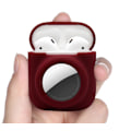 Pikkukuva 3 / 4: Kadonnutta estävä Apple Bluetooth -kuulokkeiden suojakotelo, joka sopii ensimmäisen ja toisen sukupolven Airpodeihin (keskiyönsininen)