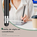 Miniatyrbillede 2 af 4: Universal Tablet Stylus (Sort + Rosaguld) til Touch Screen, 2 i 1 Kapacitiv iPad Stylus til iPhone/iPad/Pro/Mini/Air/Samsung/Tablet