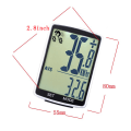 Miniatyrbillede 3 af 3: Linie cykel speedometer, cykelcomputer med LCD-display (let at læse), nem at bruge