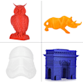 Miniatyrbillede 5 af 5: 1 kg spole af fleksibel TPU filament på 1,75 mm, forsyninger af hvid, sort, transparent printmateriale til 3D printer tegne penne