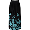 Miniatyrbillede 2 af 4: Sommerstrandkjole med blomsterprint i boho-stil, L