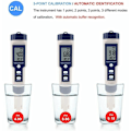 Miniatyrbillede 5 af 5: PHE Vandtester 5 i 1 Multifunktionel vandkvalitet af vand, TDS/EC/SALINITET/PH/Digital temperatur til drikkevand, swimmingpool, akvarium, a