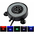 Miniatyrbillede 3 af 5: Nedsænkelig akvarie boblelampe, automatisk farveskiftende luftboblelampe, 6 LED farverig lysdekoration med luftbobler (5,5CM, 1,2W)