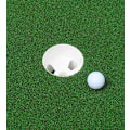 Miniatyrbild 4 av 5: Golfhål Putting Cups - Set om 2, ABS elfenben, storlek 4\" djup, hålstorlek 17mm