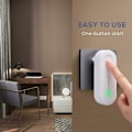 Miniatyrbilde 2 av 5: Luftrenser med mini iongenerator. Bærbar plug-in luftrensende deodorant for hjem, soverom, kjøkken, skrivebord, fjerner røyk, lukt, støv, pollen,