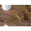 Miniatyrbillede 3 af 4: 2 stk. 6\" Jern Display Stativ, Guld Jern Staffeli Plade