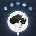 Miniatyrbilde 2 av 5: Bærbar skrivebordslader, rund QI trådløs lader 15W universell trådløs hurtiglader for mobiltelefon