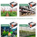 Miniatyrbilde 4 av 5: Digital temperaturkontroller STC-8080A+ kjøleskapstermostat for automatisk kjøleskapsavriming med NTC 220 V sensorprobe